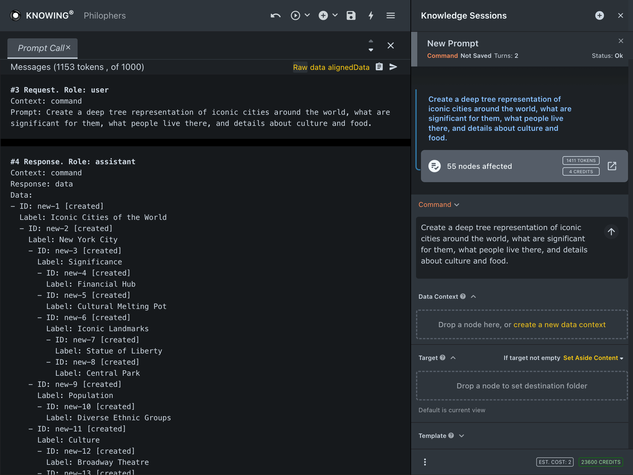 Knowing Markup in a Prompt Call